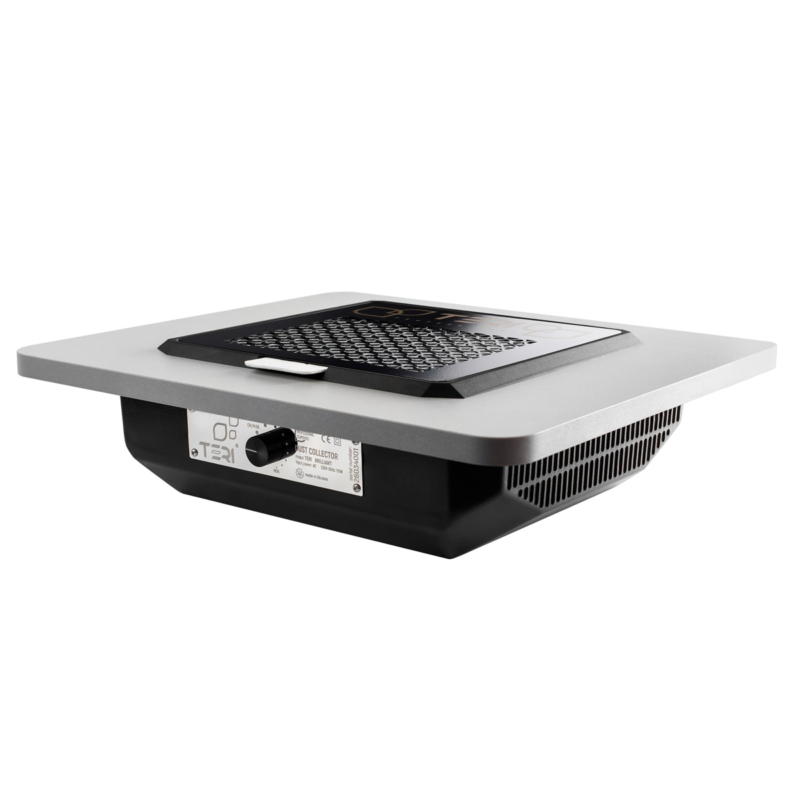 Built-in nail dust collector Teri Brilliant black (black mesh)