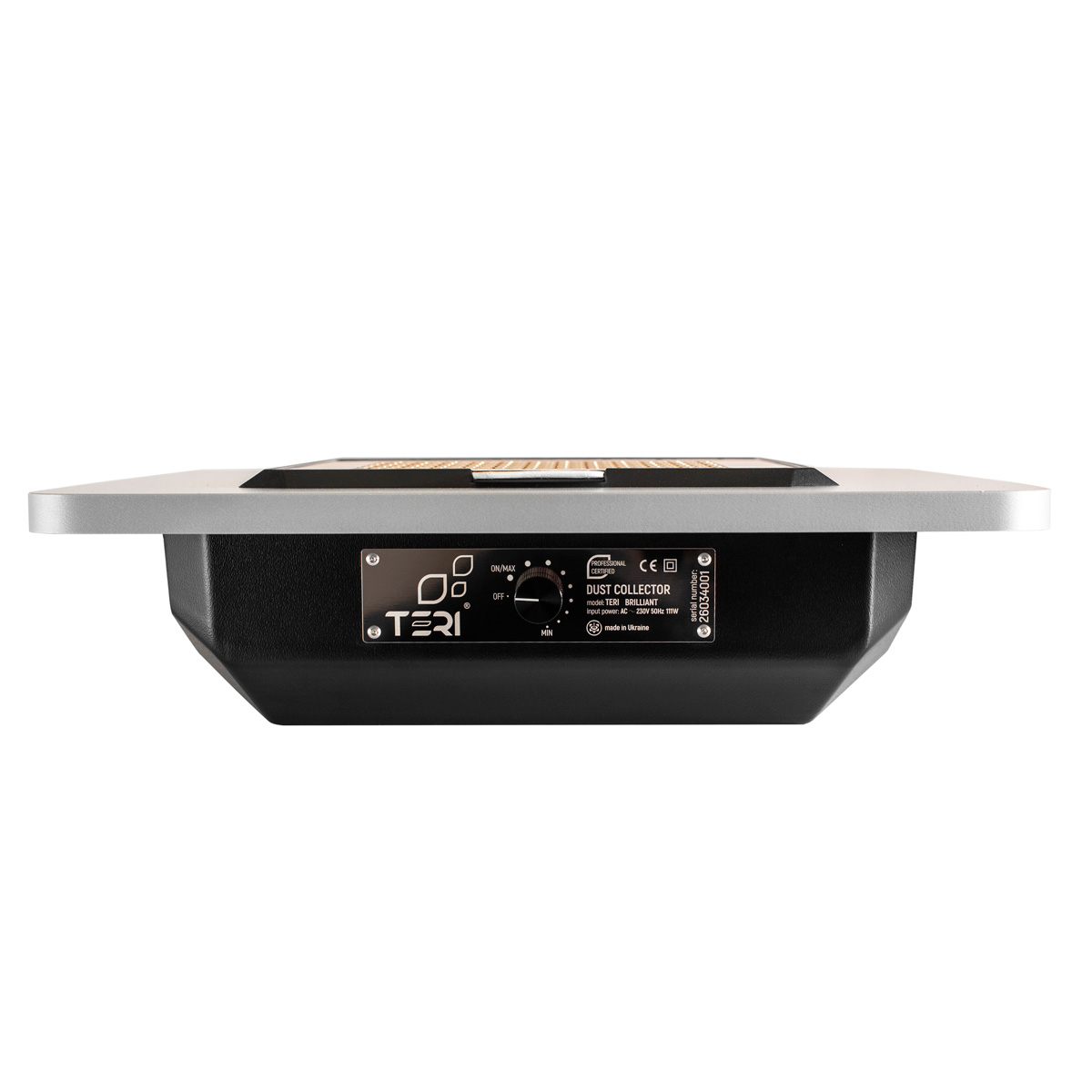 Built-in nail dust collector Teri Brilliant black (golden mesh) - Image 2