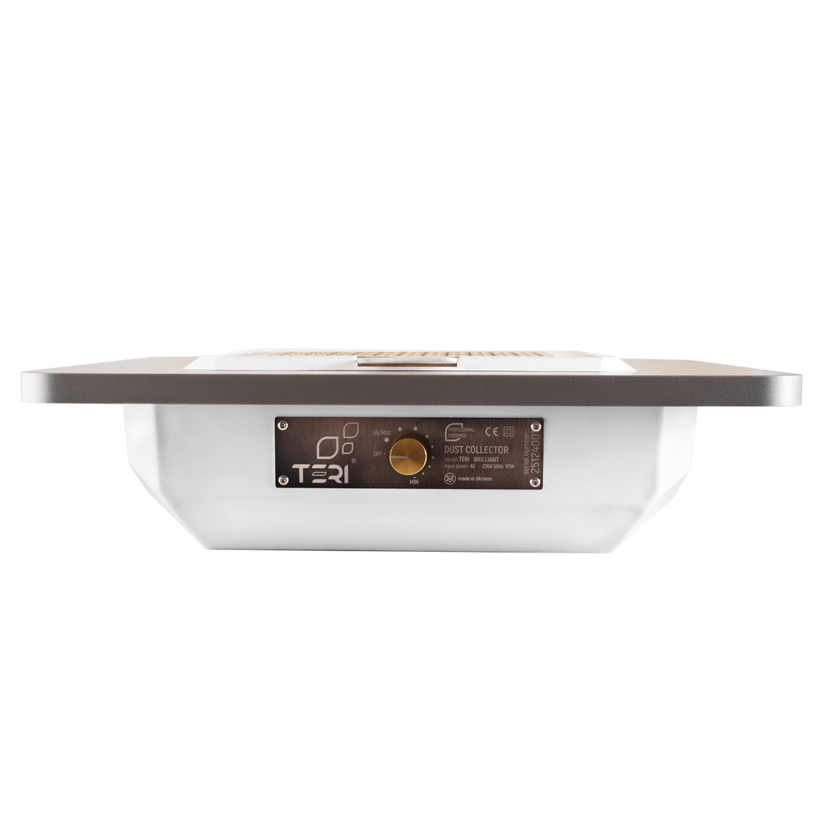 Built-in nail dust collector Teri Brilliant white (golden mesh) - Image 2